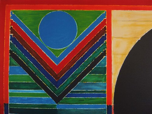 Arbre, bindu et cinq éléments Sayed Haider Raza