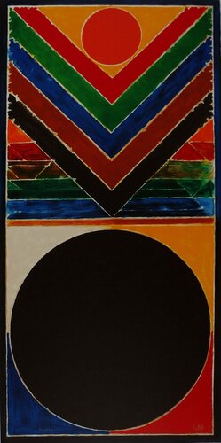 Arbre et Bindu, Lithographie originale signée van Sayed Haider Raza, Afdruk te koop op Singulart