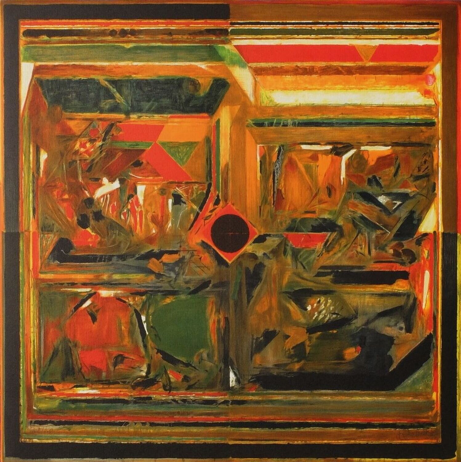 Forêt de symboles : Germination II Sayed Haider Raza