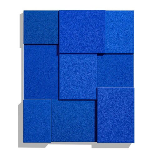 Blue, Nine Times di Peter Halley, Stampa in vendita su Singulart