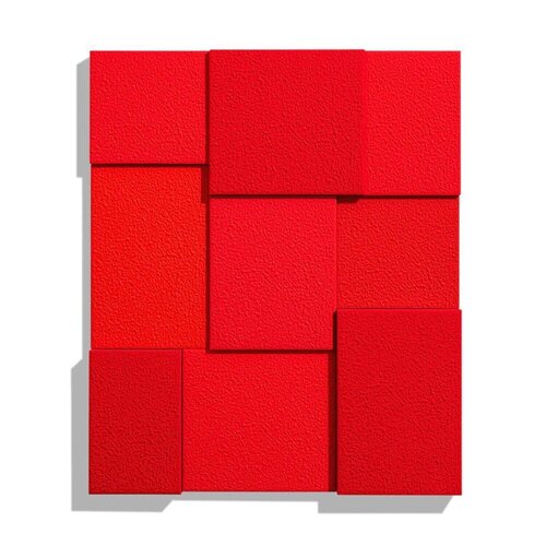 Red, Nine Times de Peter Halley, Impresión a la venta en Singulart