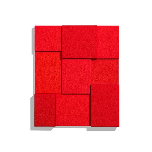 Red, Nine Times von Peter Halley, Druck kaufen auf Singulart