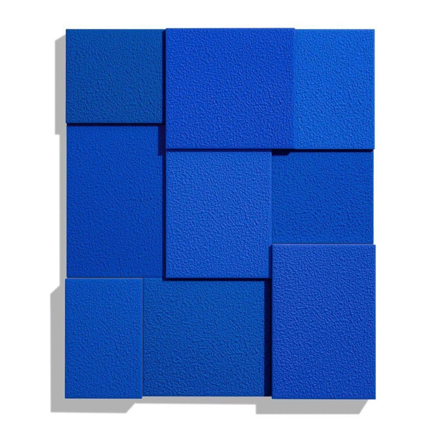 Blue, Nine Times Peter Halley Afdruk te koop