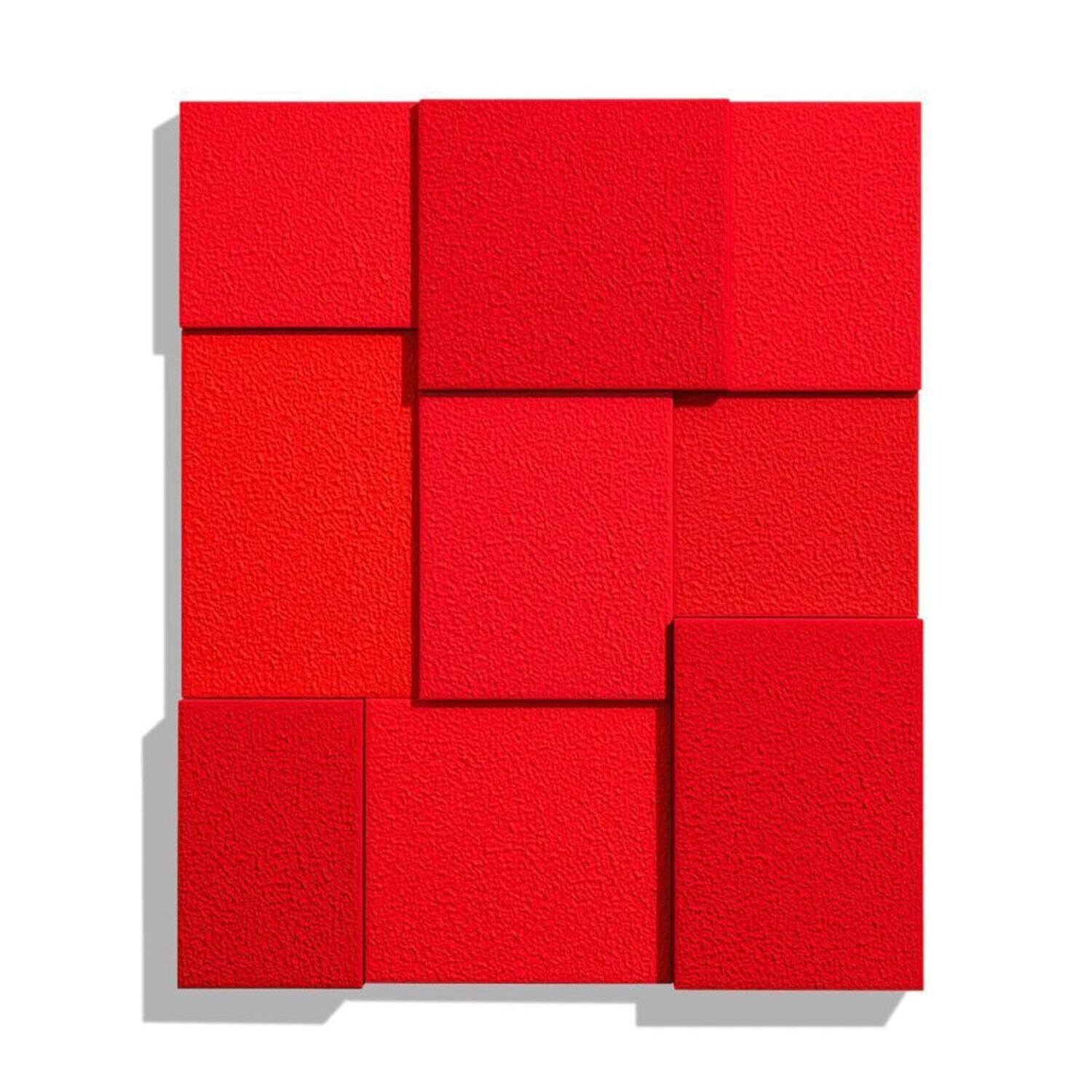 Red, Nine Times Peter Halley Stampa in vendita