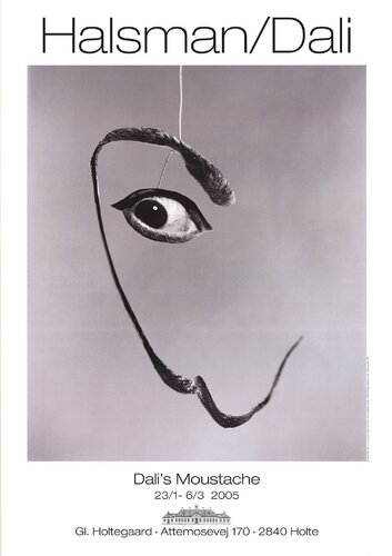 Dali's Moustache von Philippe Halsman, Druck kaufen auf Singulart