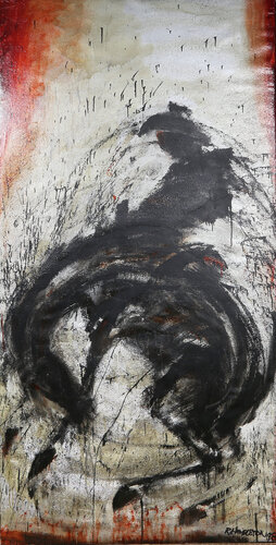 Horse in Motion by Richard Hambleton, Painting for Sale on Singulart