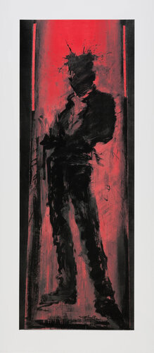 Standing Shadowman Red by Richard Hambleton, Print for Sale on Singulart
