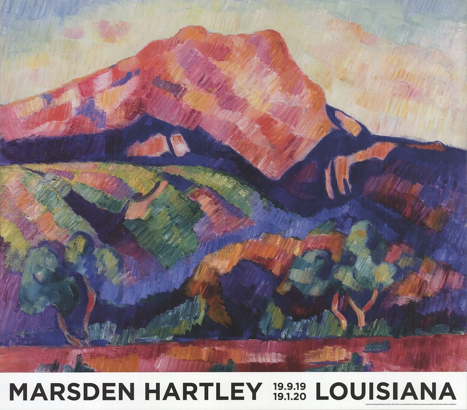 Mont Saint-Victoire Marsden Hartley Druck zu verkaufen