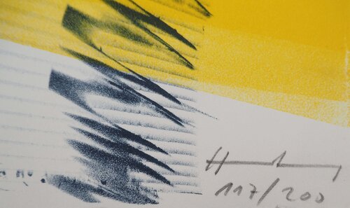 Composition coloré Hans Hartung