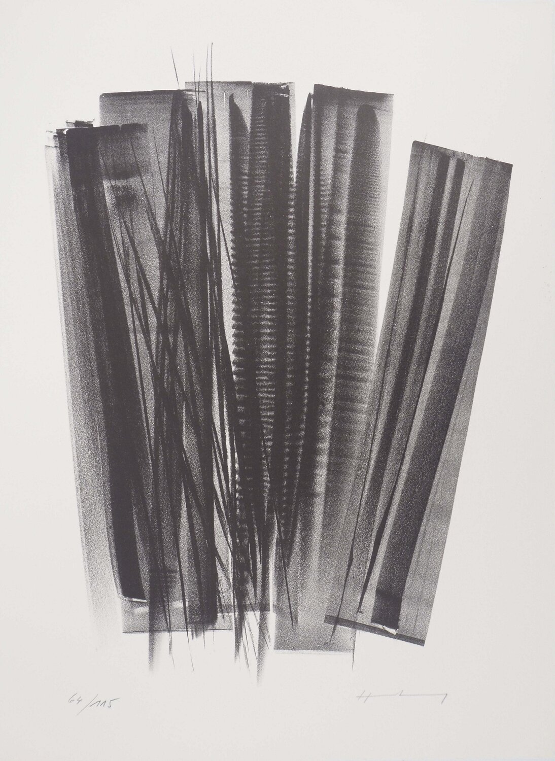 Campagne de Schiste (L162) Hans Hartung Afdruk te koop