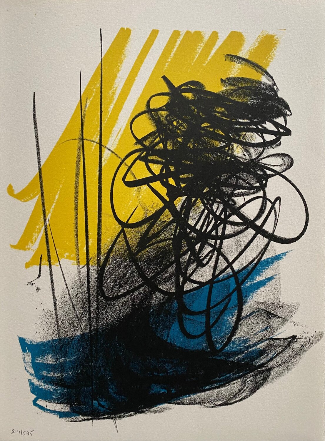Hommage à San Lazzaro Hans Hartung Print for sale