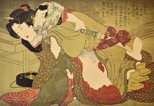Le samoura von Suzuki Harunobu, Druck kaufen auf Singulart