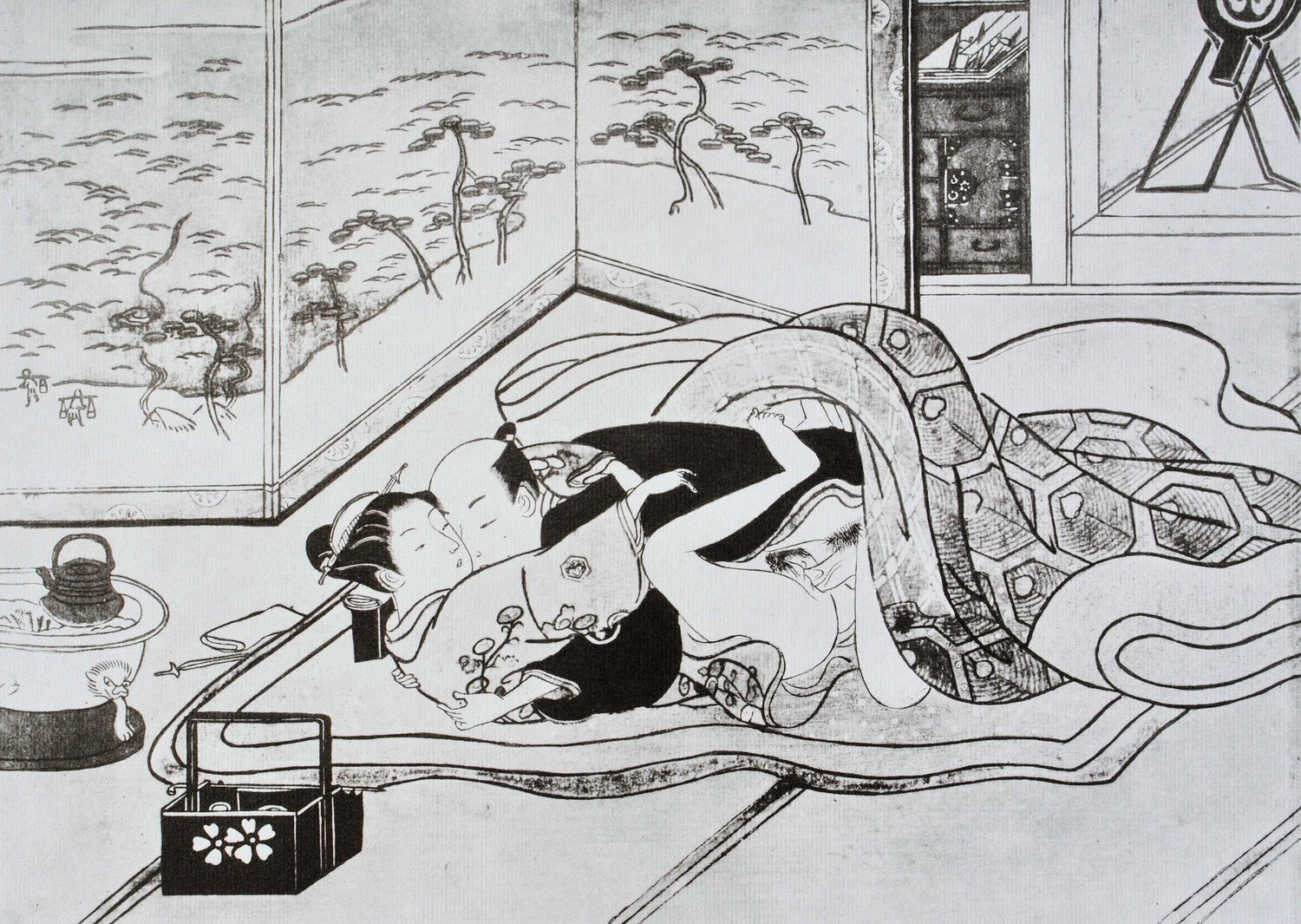 L'amant de rêv Suzuki Harunobu Druck zu verkaufen