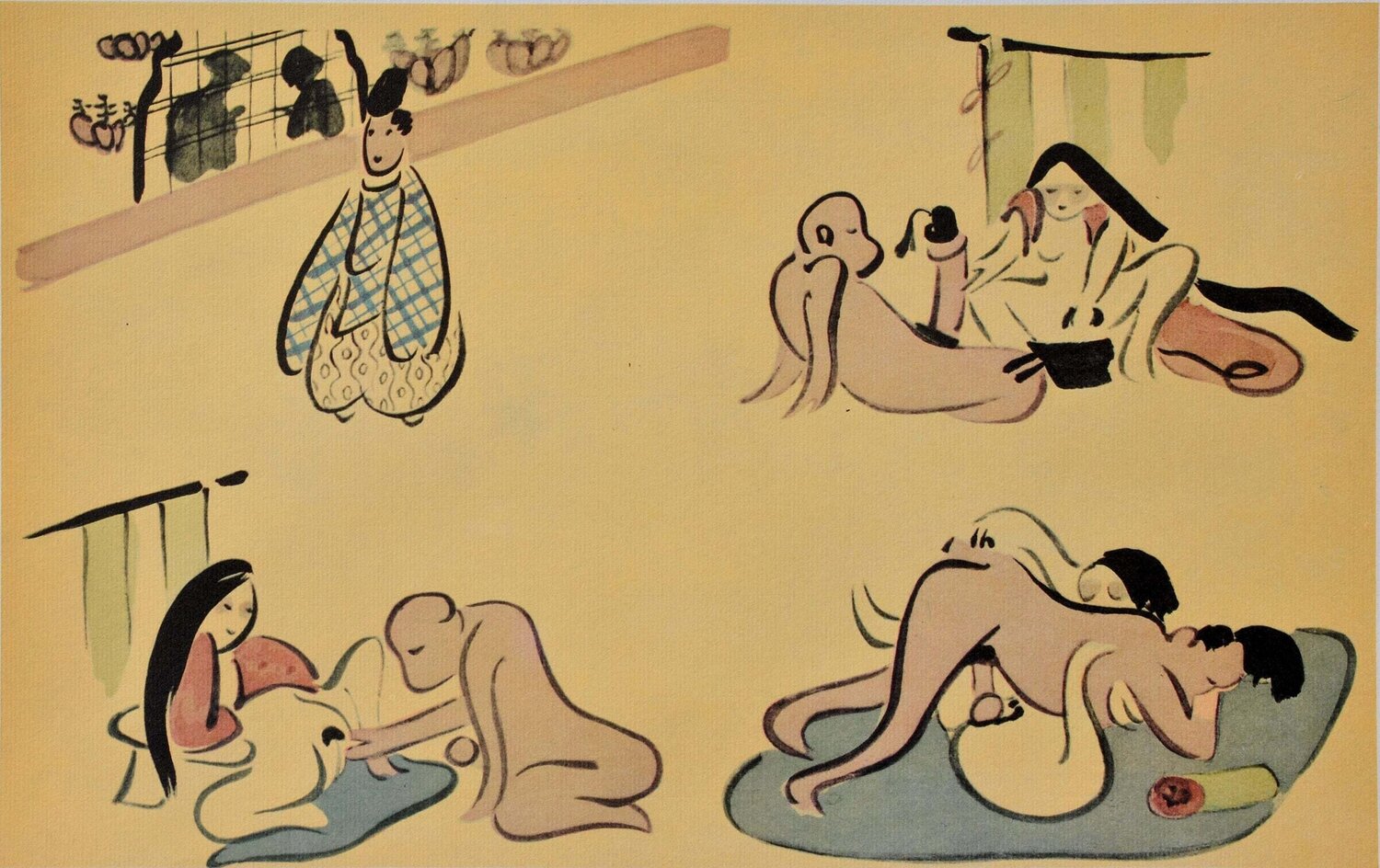 Amours multiple Suzuki Harunobu Druck zu verkaufen