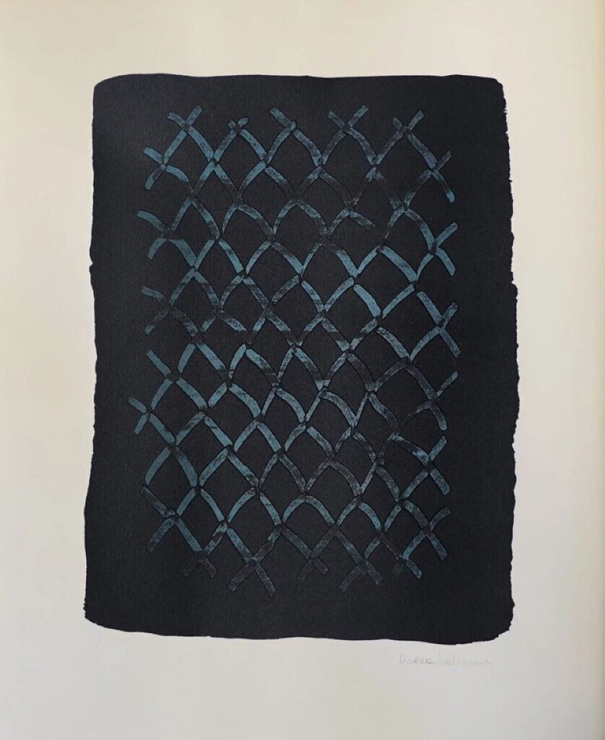 The Blues no. 1-12.7.2020/21 Mona Hatoum Édition à vendre