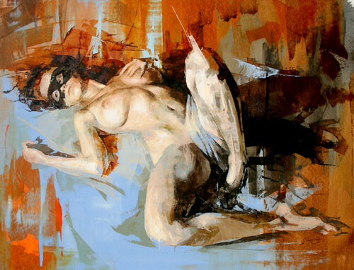 JK20-1103 Faraway di Jonas Kunickas, Pittura in vendita su Singulart