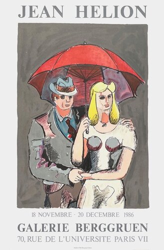 Expo 86 - Galerie Berggruen par Jean Hélion, Édition en vente sur Singulart