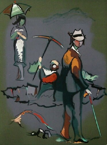 Variation sur l'imaginaire - Travaux d'impression par Jean Hélion, Édition en vente sur Singulart
