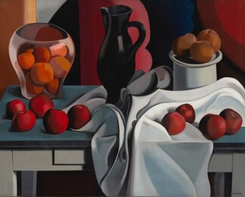 Nature morte à la nappe by Auguste Herbin, Painting for Sale on Singulart