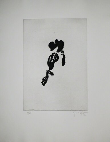 Iris negre II (Black Iris II) by Joan Hernández Pijuan, Print for Sale on Singulart