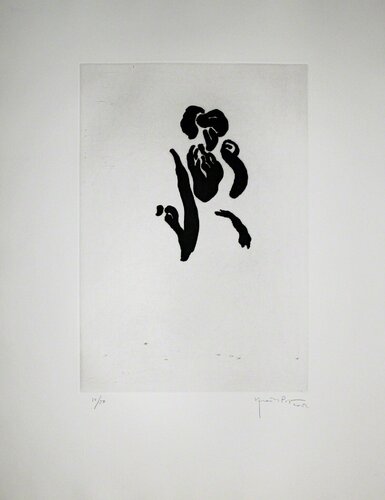Iris negre III (Black Iris III) by Joan Hernández Pijuan, Print for Sale on Singulart