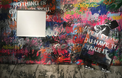 Nothing Is Given To You, You Have To Take It by Hijack, Painting for Sale on Singulart