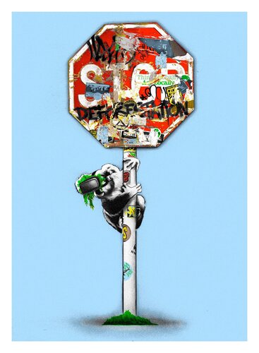 Virtual Insanity by Hijack, Print for Sale on Singulart