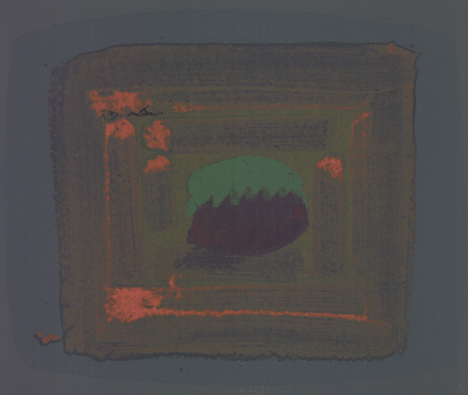 Tropical Fruit SIGNED Howard Hodgkin Stampa in vendita