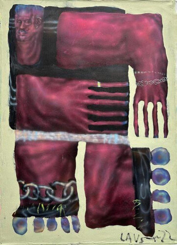 Roller Boy by Laust Højgaard, Painting for Sale on Singulart