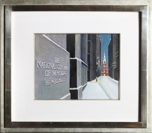The National City Bank of New York par Clarence Holbrook Carter, Œuvre sur papier en vente sur Singulart