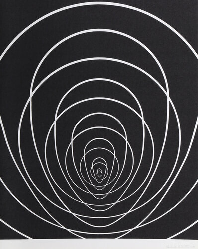 Concentric Space (White) by Clarence Holbrook Carter, Print for Sale on Singulart