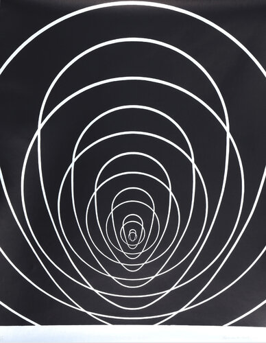 Concentric Space (Silver) van Clarence Holbrook Carter, Afdruk te koop op Singulart