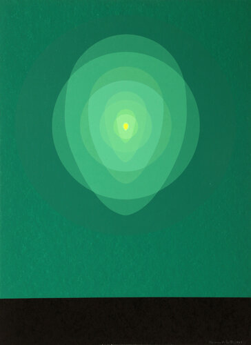 Green Mandala van Clarence Holbrook Carter, Afdruk te koop op Singulart