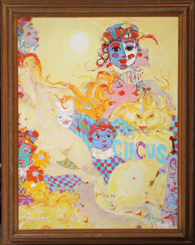 Cirque du Soleil by Alvin Hollingsworth, 회화 for Sale on Singulart