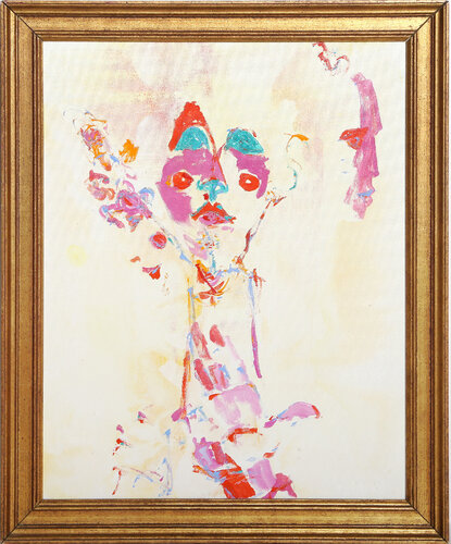 Purple Peoplescape by Alvin Hollingsworth, 회화 for Sale on Singulart