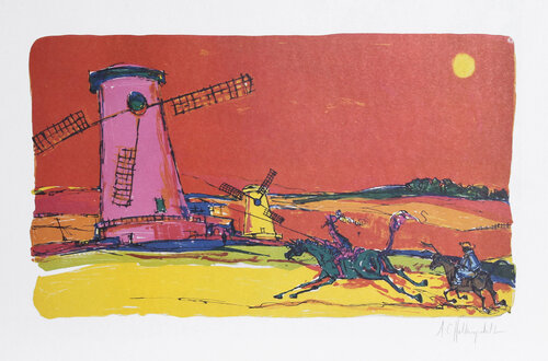 Don Quixote 1 van Alvin Hollingsworth, Afdruk te koop op Singulart