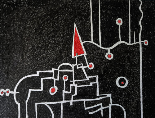 sans titre by Michel Liénard, 소묘 for Sale on Singulart