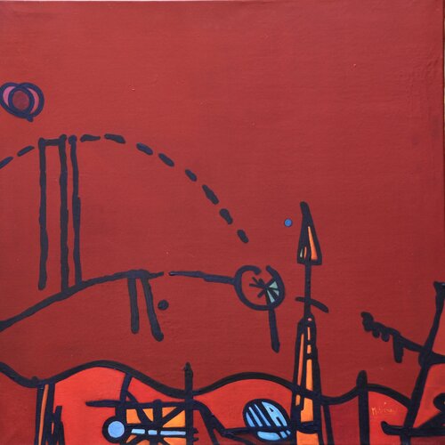 pas de titre de Michel Liénard, Pintura a la venta en Singulart