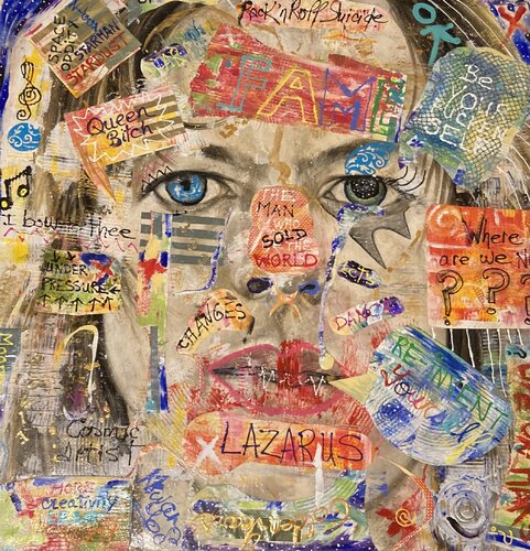 Bowie di Niwan Yod, Pittura in vendita su Singulart