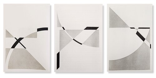 Parmenides: Das Herz der Wahrheit. Fragmente. - Folio with 3 Original Etchings on handmade Velin d'Arches Gottfried Honegger
