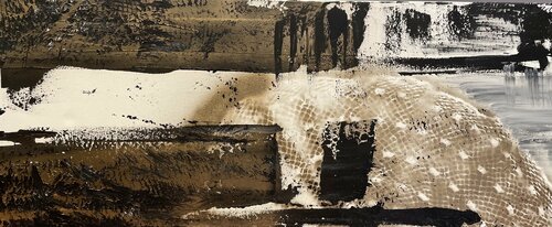 Black is the new gold van Tiny De Bruin, Schilderij te koop op Singulart