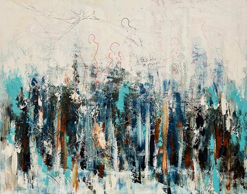 Tranquillizers, embrace nature van Tiny De Bruin, Schilderij te koop op Singulart