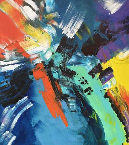 Abstract 4 van Tiny De Bruin, Schilderij te koop op Singulart