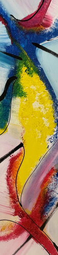 Rainbowabstract van Tiny De Bruin, Schilderij te koop op Singulart