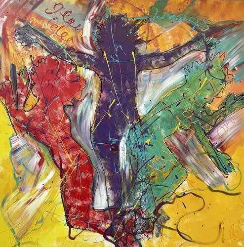 Keep calm 3 van Tiny De Bruin, Schilderij te koop op Singulart