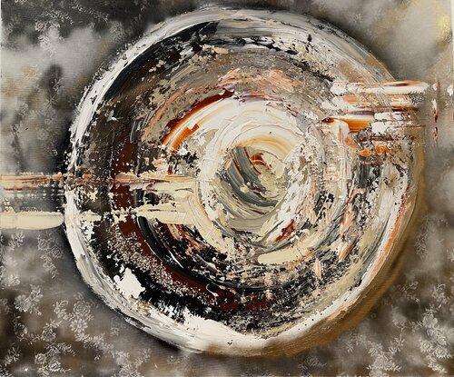 Round and around you go van Tiny De Bruin, Schilderij te koop op Singulart