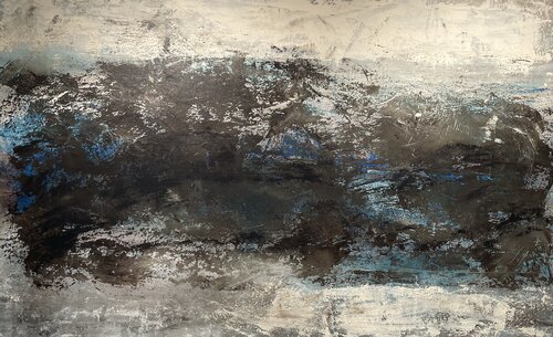 Fog in Sluis van Tiny De Bruin, Schilderij te koop op Singulart