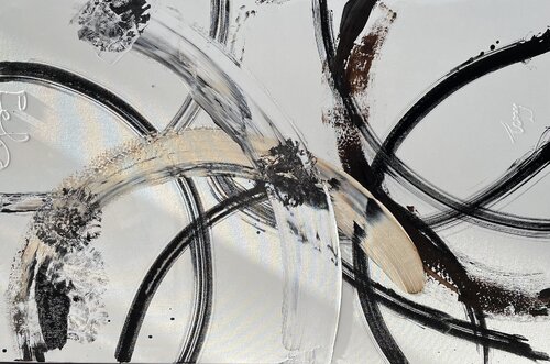 Circles 2 by Tiny De Bruin, Painting for Sale on Singulart