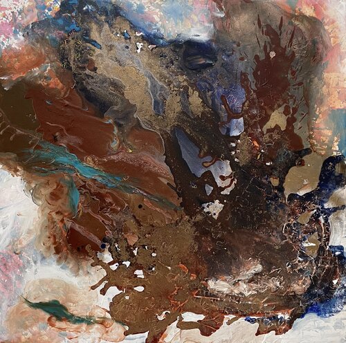 Love Fluidly van Tiny De Bruin, Schilderij te koop op Singulart