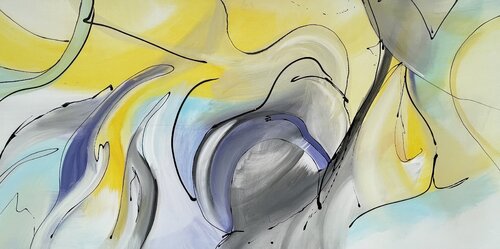 Fly little bird fly par Tiny De Bruin, Peinture en vente sur Singulart